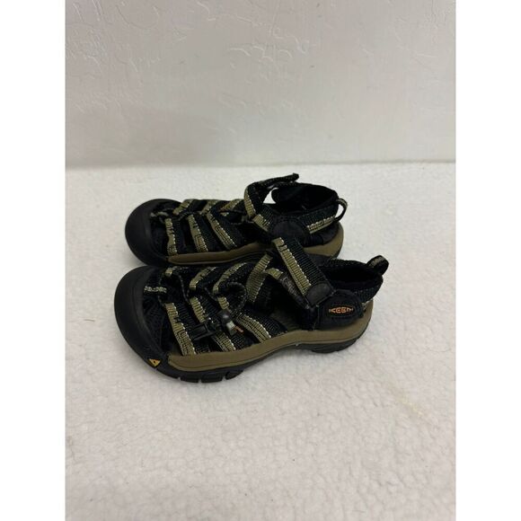 Keen Black Green Closed Toe Strap Hiking‎ Sandals Unisex Size EU 28 US 10 - Picture 2 of 7
